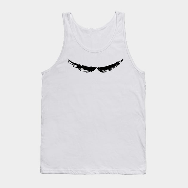 Moustache Tank Top by SWON Design